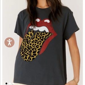 Rolling Stones velvet tongue tee!
